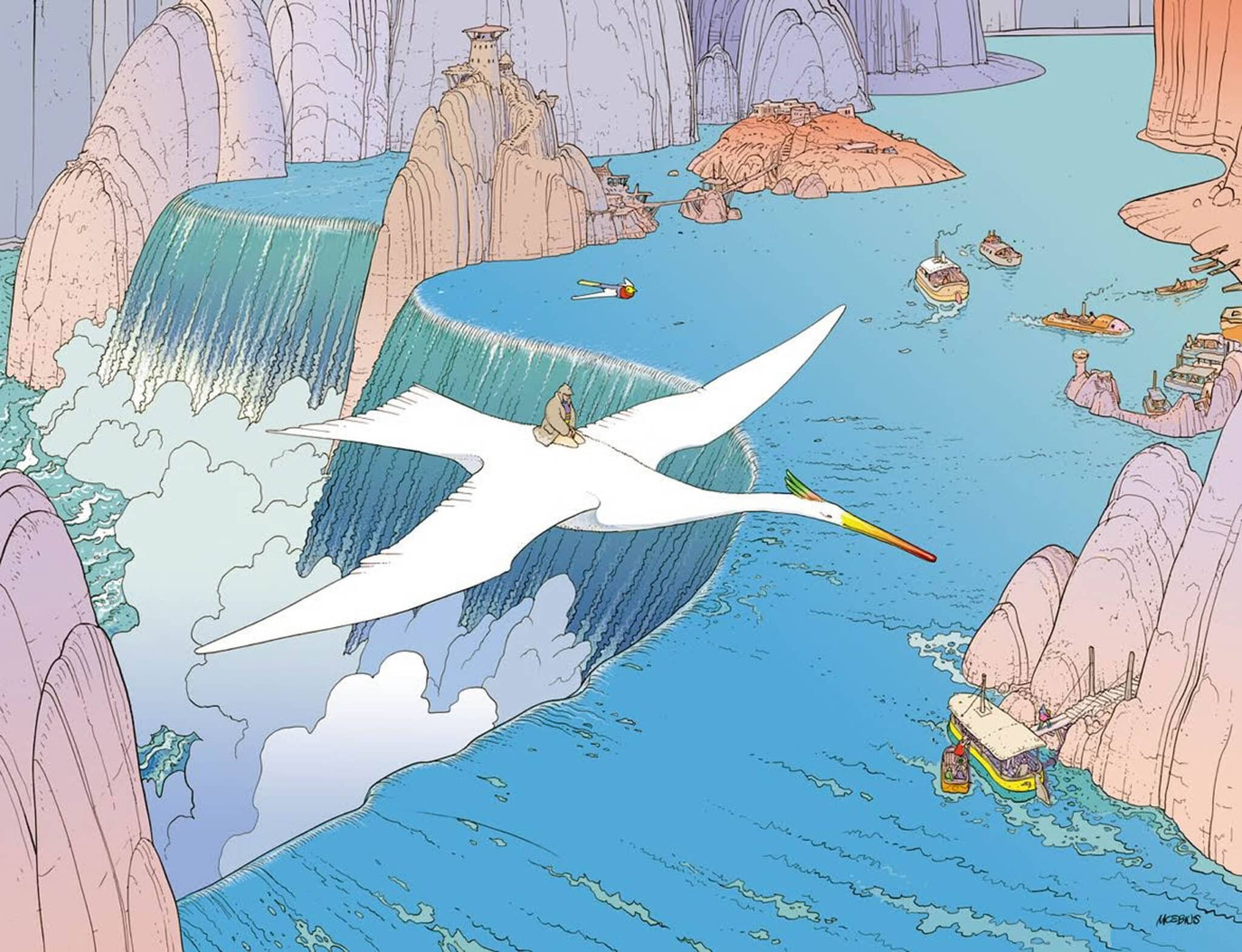 Jean Giraud Moebius Comic Panels Jean Giraud Moebius Comic Panels