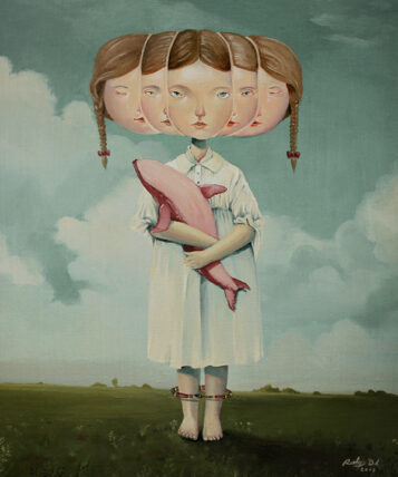 a woman wearing a dress