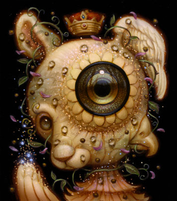 Surrealist Dog Creature by Naoto Hattori