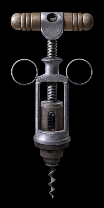 Corkscrew Syringe